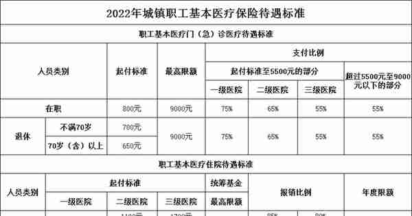 2022年天津市医疗保险政策，涵盖城镇职工与城乡居民
