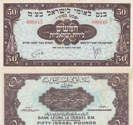 钞票上的历史文化——以色列
