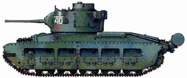 简单粗暴皮实耐用，苏军中的英格兰胜利女神，玛蒂尔达Ⅱ中型坦克